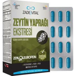 Zade Vital Zeytin Yaprağı Ekstresi 60 Kapsül