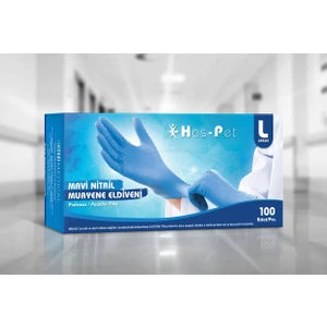 Haspet Mavi  Eldiven L Beden