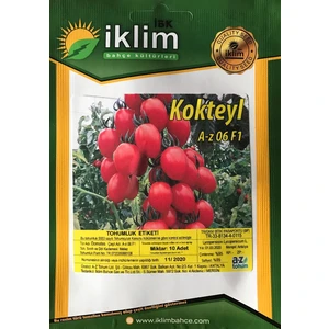 Domates Tohumu Hibrit Kokteyl Domates A-Z-06 F1 10 Adet