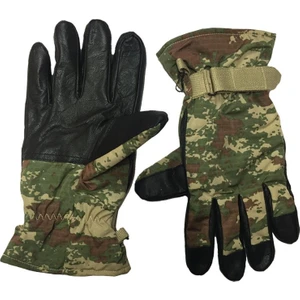 Yesil Kamuflaj Askeri Eldiven