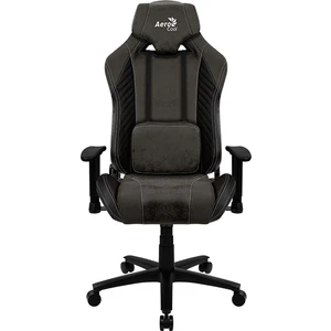 BARON Iron Black Süet + Deri Tasarımlı, Birinci Sınıf Oyuncu Koltuğu (AE-ABRNB)