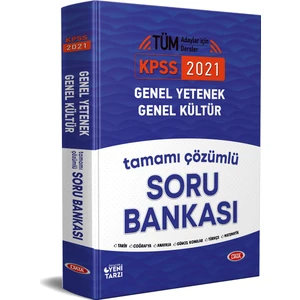 Data Yayınları 2021 KPSS Genel Yetenek – Genel Kültür Tamamı Çözümlü Soru Bankası