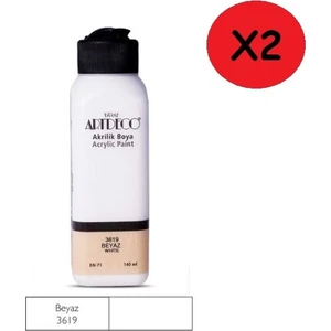 Akrilik Boya 140 Ml Beyaz Y-070Y-3619 2'li