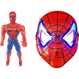 Işıklı Örümcek Adam Işıklı Maske 2 Li  Set
