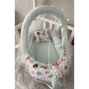 Sevimli Orman Cibinlik ve Oyuncak Askılı Lüx Tasarım Babynest
