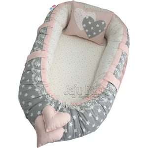 Jaju Baby Jaju Babynest Minik Gri Yıldızlı Babynest