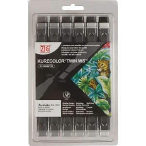 Kurecolor Twin S Çift Uçlu Marker Kalem Seti 12 Renk Cool Gray Colors
