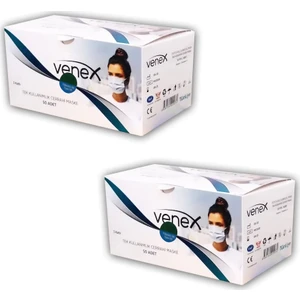 3 Katlı Meltblown Filtreli Mavi Renkli Maske 2 KUTU(2X50)