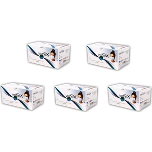 3 Katlı Meltblown Filtreli Beyaz Renkli Maske 5 KUTU(5X50)