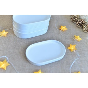 Porselen Oval Tabak 20 x 12 cm.