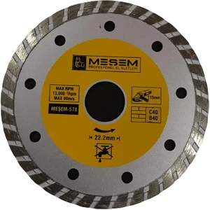 Granit Mermer Kesici Elmas Testere 115 x 2 mm