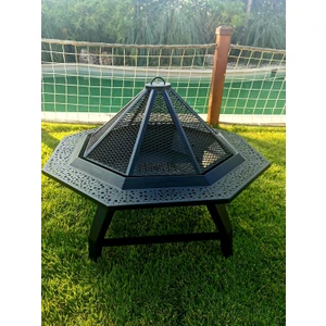 FireMagic Ateş Çukuru Bahçe Şöminesi (Kılıf ve Kapak Tutacağı Dahil)