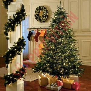 Yılbaşı Ağacı Işığı LED Işık 100 Lü Çam Ağacı Süsleri Beyaz LED Ampül 10 Metre