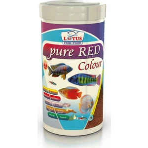 Pure Red Colour Pro Chips 1000ML Protein Algae Garlic Cips Balık Yemi