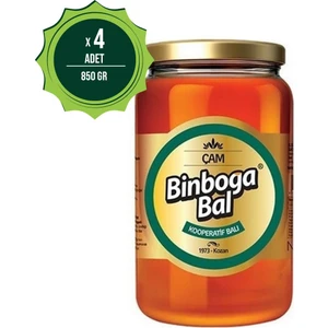 Çiçek Balı 850 gr Cam 4'lü