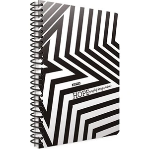 Hope Spiralli Ofset Pp Kapak Kareli Defter 80 Yaprak 18,5 x 26 cm 4'lü