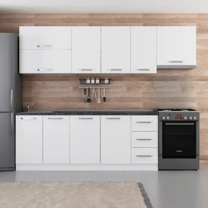 270 cm Mutfak Dolabı Beyaz 270-B7