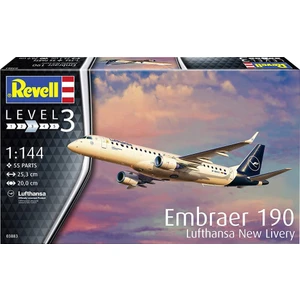 Maket Embraer 190 Lufthansa 03883