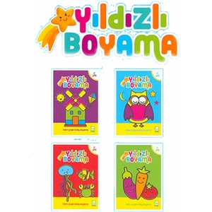 Yıldız Boyama 4 Lü Set