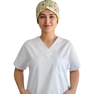 Nur Ortopedi Renkli Baykuşlar Hemşire Doktor Cerrahi Ameliyathane Bonesi