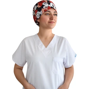 Nur Ortopedi Mickey Mouse Temalı Doktor Hemşire Hastane Bonesi