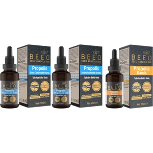 Bee' o  2'li 20 ml Suda Çözünür Propolis Damla 1'li 20 ml Propolis Damla