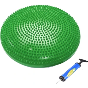 Pompalı Denge Yastığı Balance Disk Denge Pedi 33cm Yeşil
