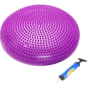 Pompalı Denge Yastığı Balance Disk Denge Pedi 33cm Mor