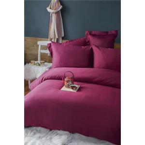Issimo Home Simply Bordo Pamuklu Saten Tek Kişilik Nevresim Takımı