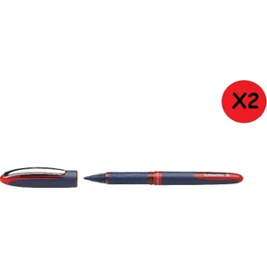 One Business 0,6 Mm Roller İmza Kalemi Kırmızı 2 Adet