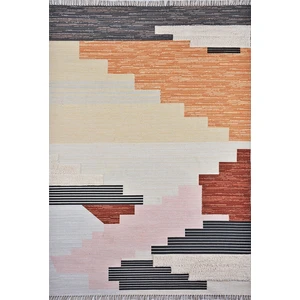 Rugs Modern Rustik  4012 Pastel Tonlarda Boho Stil Kilim