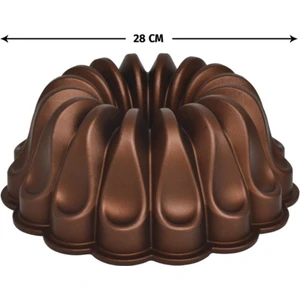 Extra Döküm Granit 28 cm Kek Kalıbı Bakır