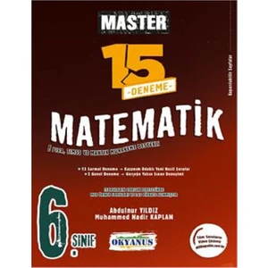 Okyanus Yayınları 6. Sınıf Master 15 Matematik Denemesi