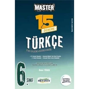 Okyanus Yayınları 6. Sınıf Master 15 Türkçe Denemesi