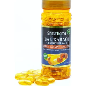 Aksu Vital Shiffa Home Bal Kabağı Çekirdeği Yağı 1000 Mg 100 Softjel