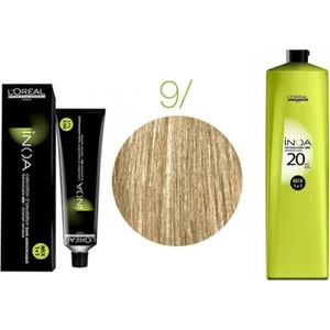 L'Oréal Professionnel Loreal Professionnel Loreal Inoa No:9 Saç Boyası 60 Gr+Oksidan 20 Vol. %6 1000 ml