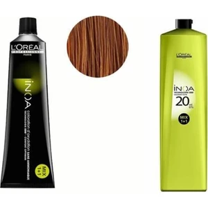 L'Oréal Professionnel Loreal Professionnel Loreal Inoa No:8 Saç Boyası 60 Gr+Oksidan 20 Vol. %6 1000 ml