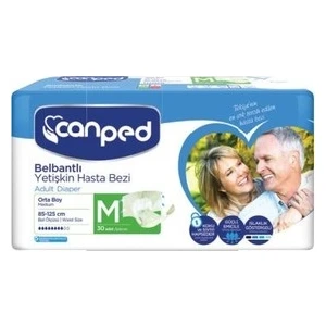 Belbantlı Hasta Bezi Orta Medium 30'lu