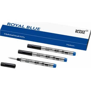 3 Rollerball Small Refills (M) Royal Blue 124505