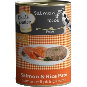 Chefs Choice Somonlu ve Pirinçli Yetişkin  Köpek Konservesi 400 gr