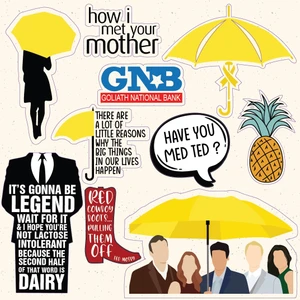 Paytak Moda How I Met Your Mother Tasarım A5 Stickers Çıkartma PYTKSTK027