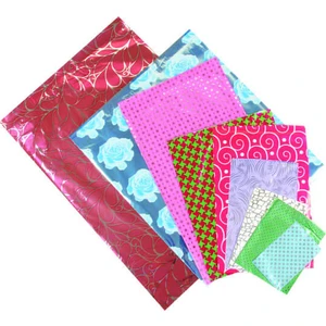 Metalize Hediye Poşeti Bantlı 17X25 cm 100 Adet