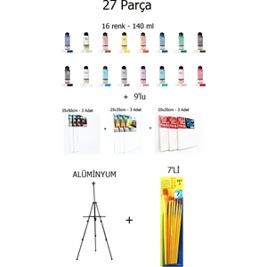 Akrilik Boya Başlangıç Seti - 27 Parça