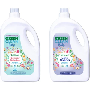 U Green Clean Çamaşır Deterjanı 2750 Ml+Leke Çıkarıcı 2750ML 2'li