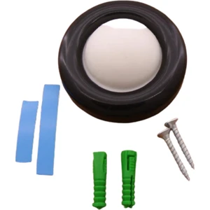 Azm Hırdavat Kapı Kolu Stoperi Tampon Siyah