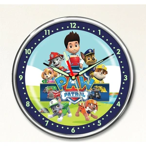 Dekor Loft Dekor Loft Premium Gece Parlayan Paw Patrol Çocuk Odası Duvar Saati