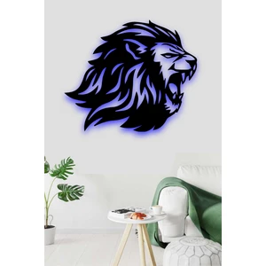 LED Isıklı Aslan Tablo Dekor