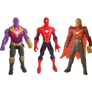 Marvel Kahramanlar Örümcek Adam Thanos Thor 3'lü Set