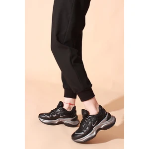 Plus Siyah Platin Kadın Spor