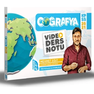 Benim Hocam Yayınları 2021 KPSS Coğrafya Video Ders Notu